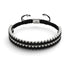 Schwarz | Silber | Amici Armband