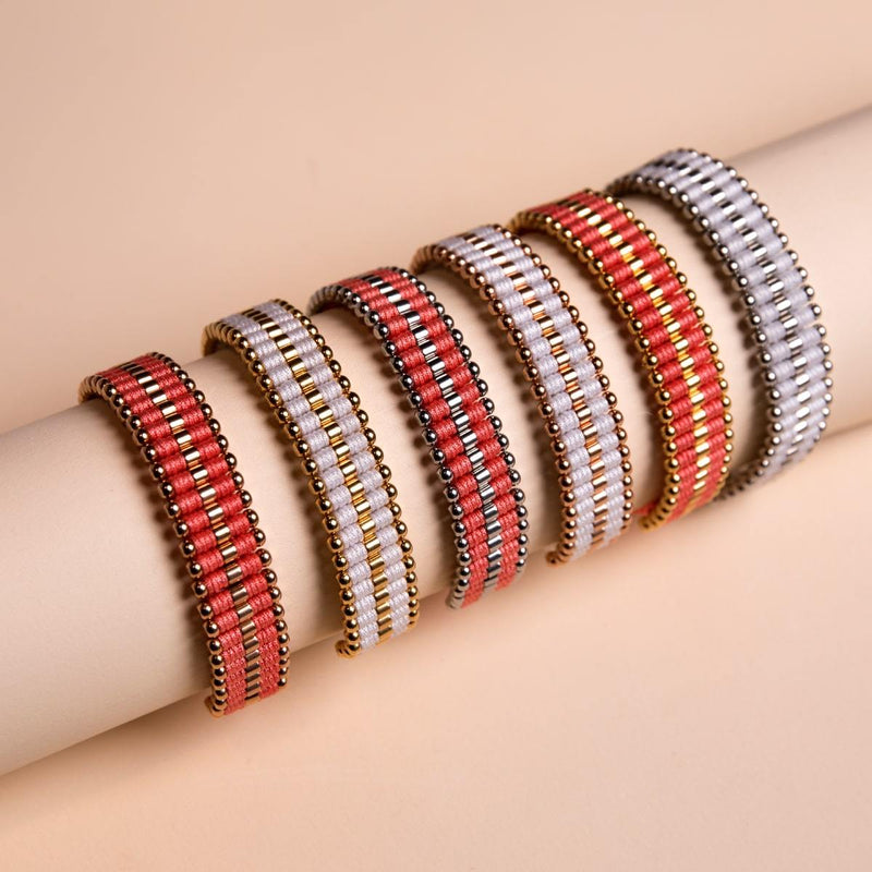 Koralle | Silber | Amici Armband