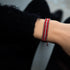 Rot | Silber | Amici Armband