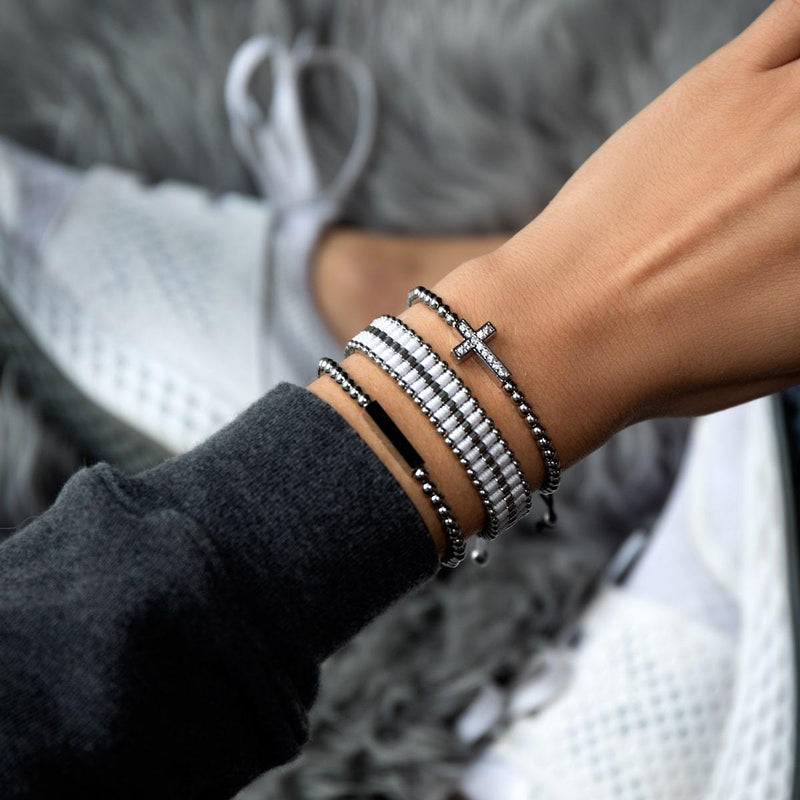 Weiß | Silber | Amici Armband