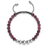 Maulbeerachat | Silber | Balance Edelstein Makramee Armband