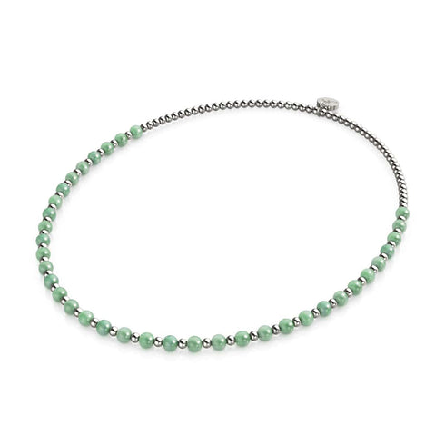 Grüner Aventurin x Weißgold | Boho Gem Wrap