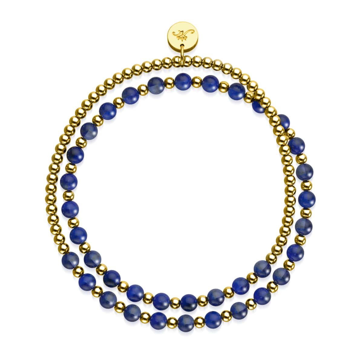 Lapis x Gold | Boho Edelstein Wrap