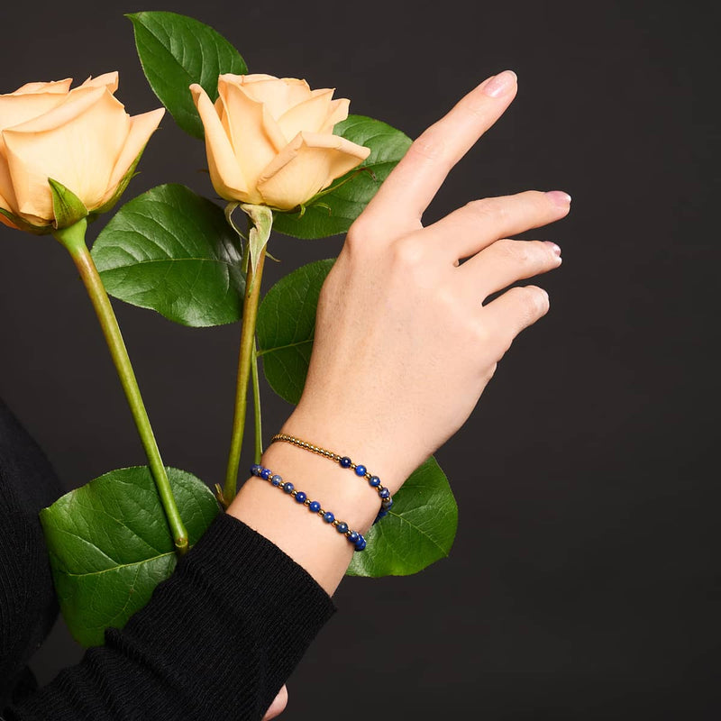 Lapis x Gold | Boho Edelstein Wrap