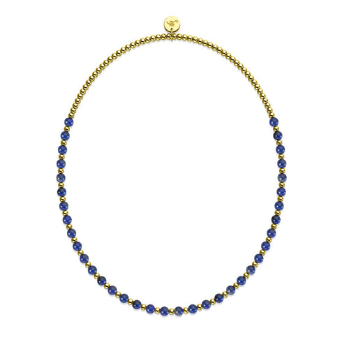Lapis x Gold | Boho Edelstein Wrap