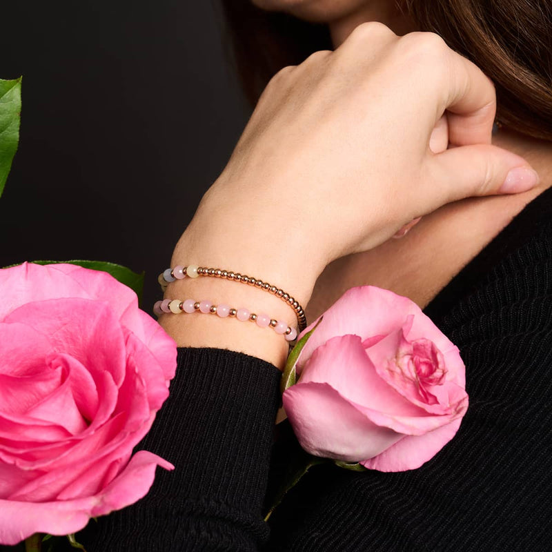 Morganit x Roségold | Boho-Edelstein-Wrap