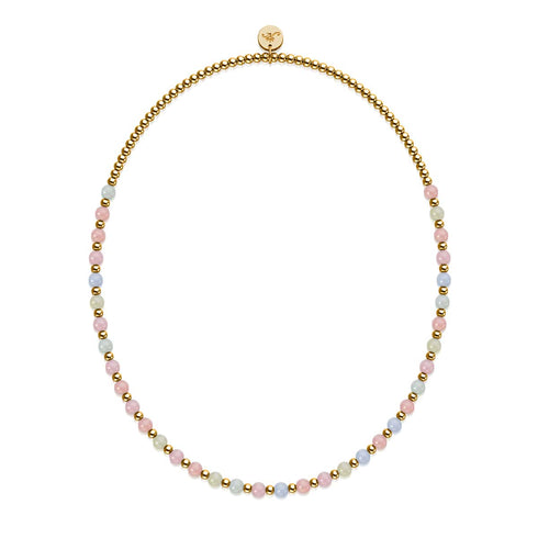 Morganit x Roségold | Boho-Edelstein-Wrap