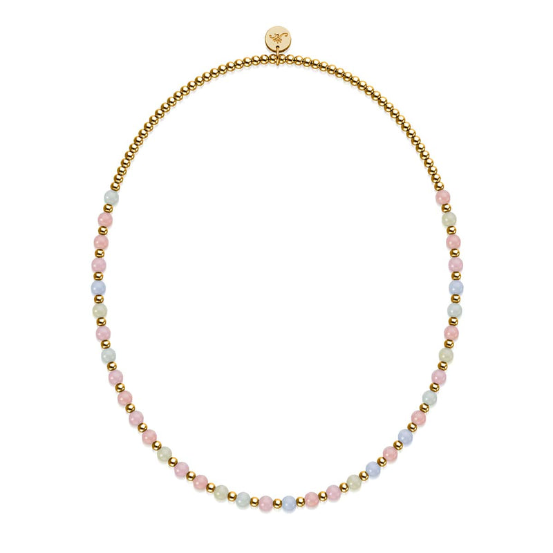 Morganit x Roségold | Boho-Edelstein-Wrap