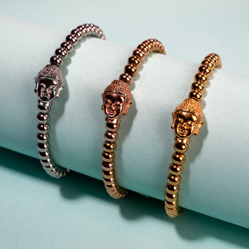 Dharma | 18 Karat Gold | Buddha-Charm-Armband