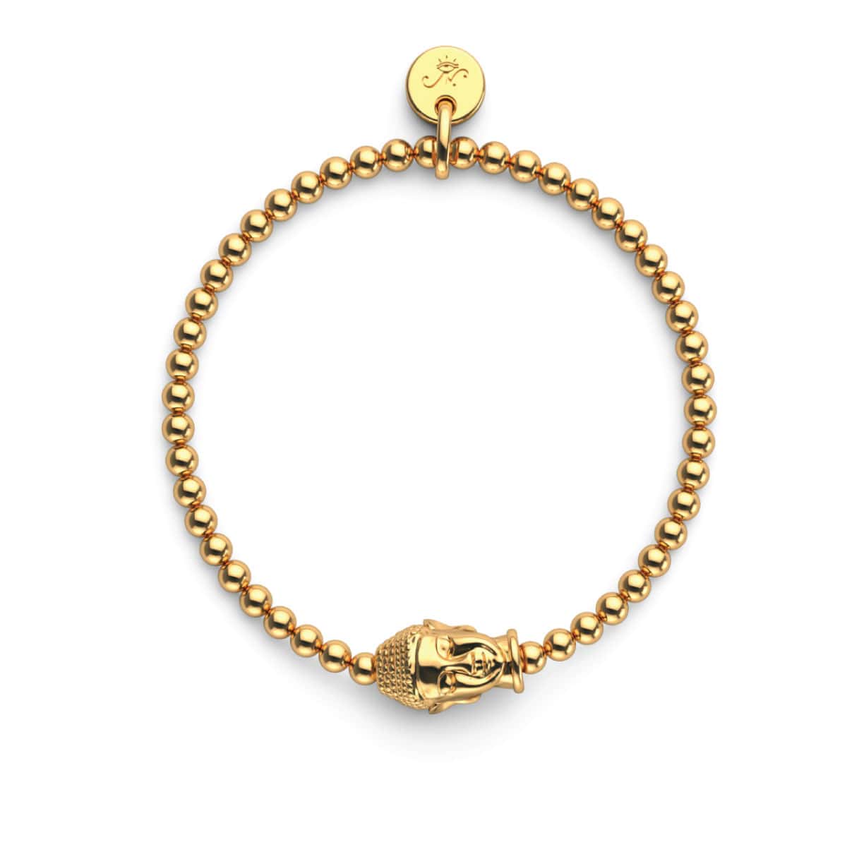 Dharma | 18 Karat Gold | Buddha-Charm-Armband