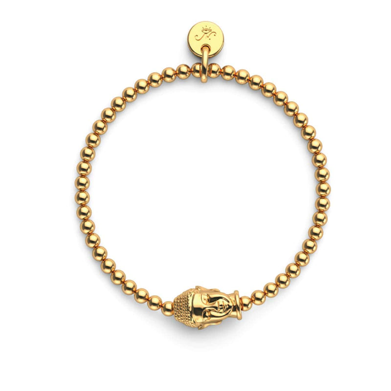 Dharma | 18 Karat Gold | Buddha-Charm-Armband