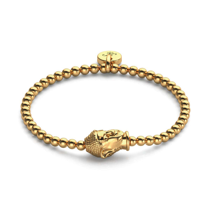 Dharma | 18 Karat Gold | Buddha-Charm-Armband