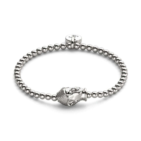 Dharma | Silber | Buddha-Charm-Armband