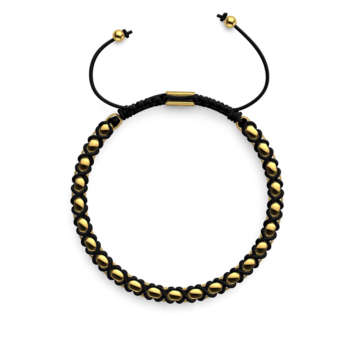 Schwarz x Gold | Catena Gliederarmband