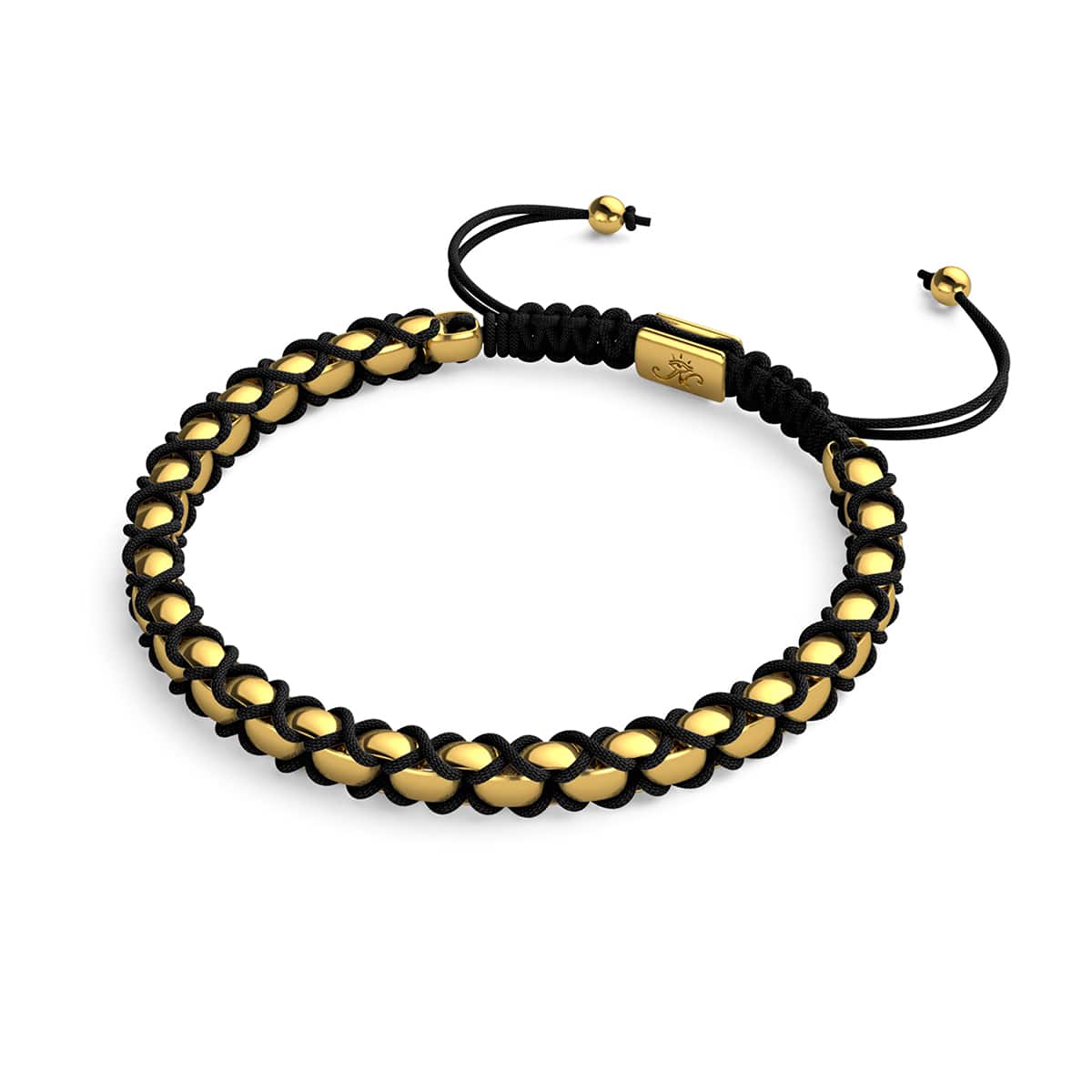 Schwarz x Gold | Catena Gliederarmband