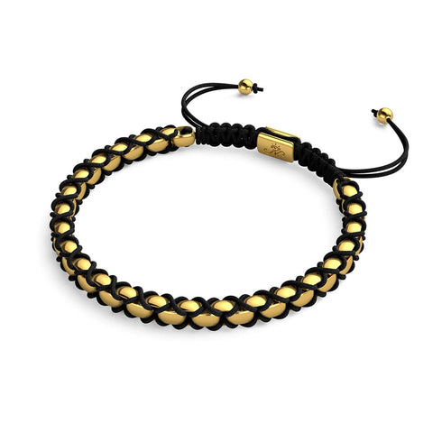 Schwarz x Gold | Catena Gliederarmband