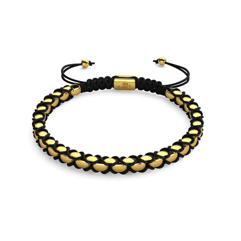 Schwarz x Gold | Catena Gliederarmband
