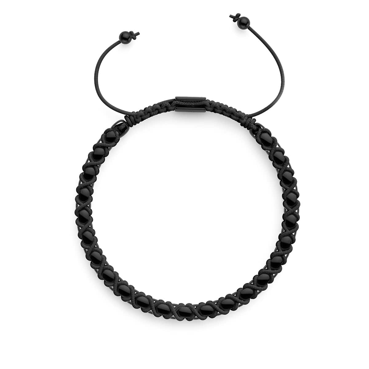 Schwarz x Rotguss | Catena Links Armband