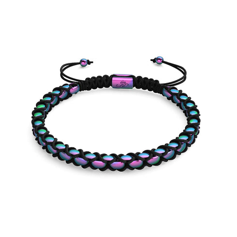 Schwarz x Einhorn Silber | Catena Links Armband