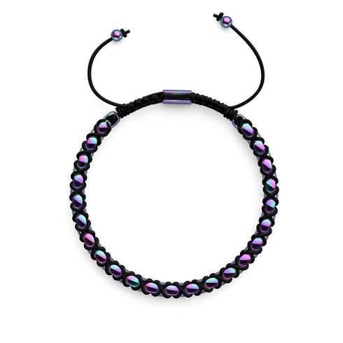 Schwarz x Einhorn Silber | Catena Links Armband