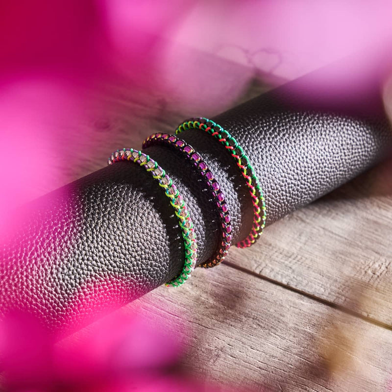 Schwarz x Einhorn Silber | Catena Links Armband