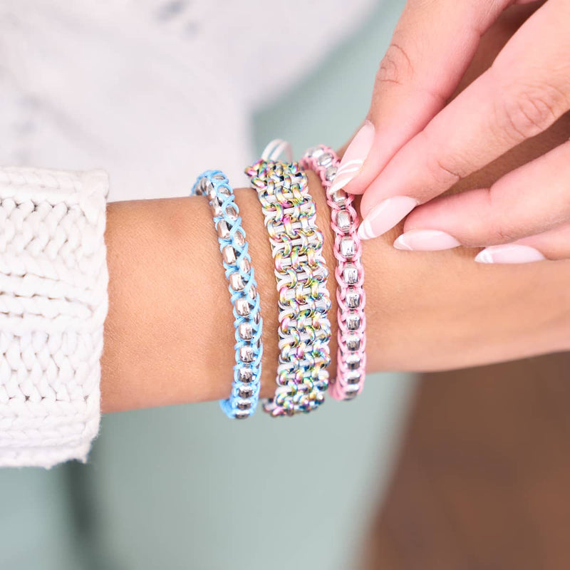 Bubblegum x Silber | Catena Links Armband