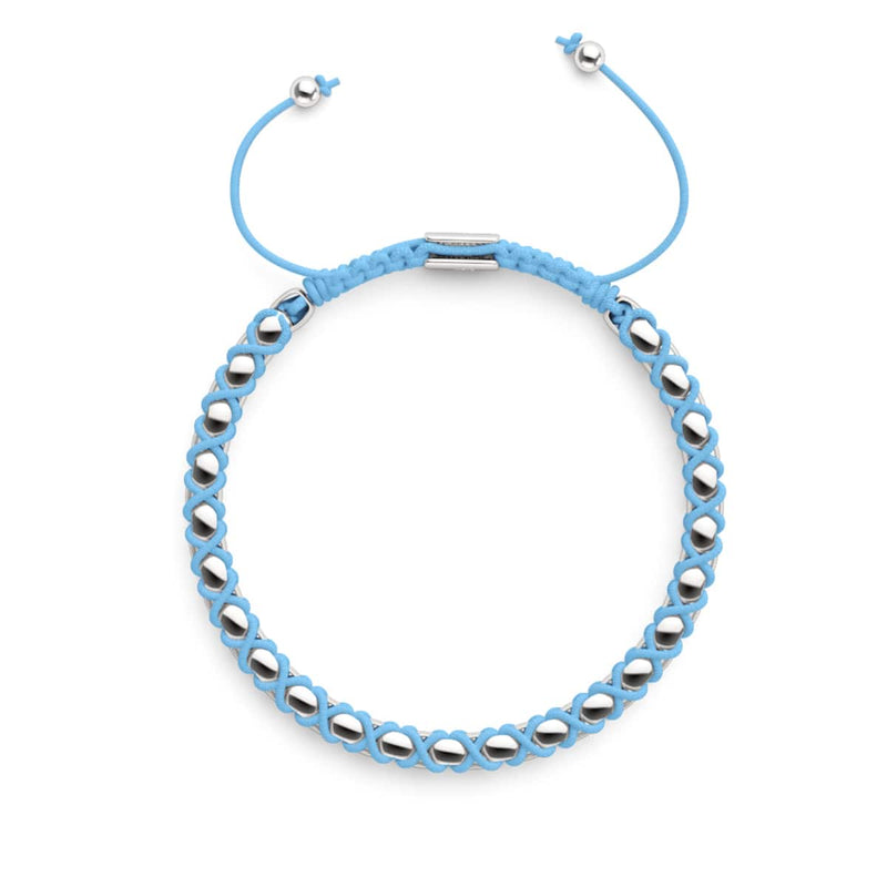 Himmelblau x Silber | Catena Gliederarmband