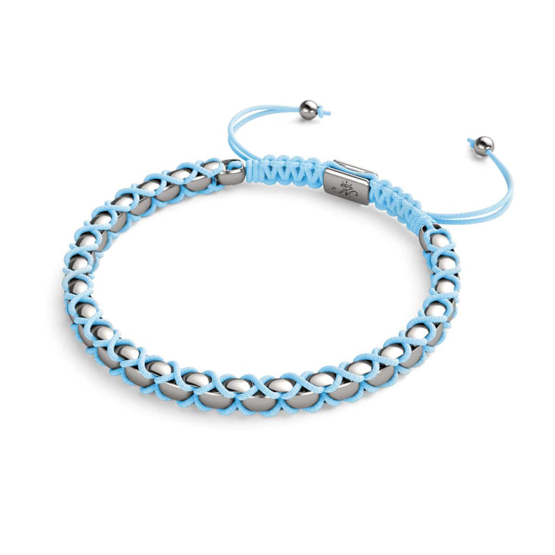 Himmelblau x Silber | Catena Gliederarmband