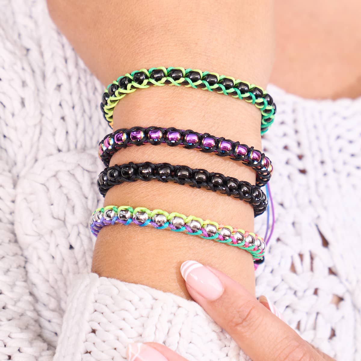 Spectrum x Gunmetal | Catena Links Armband