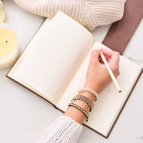 Weiß x Gold | Catena Gliederarmband