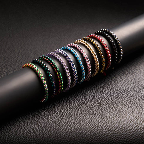 Weiß x Gold | Catena Gliederarmband