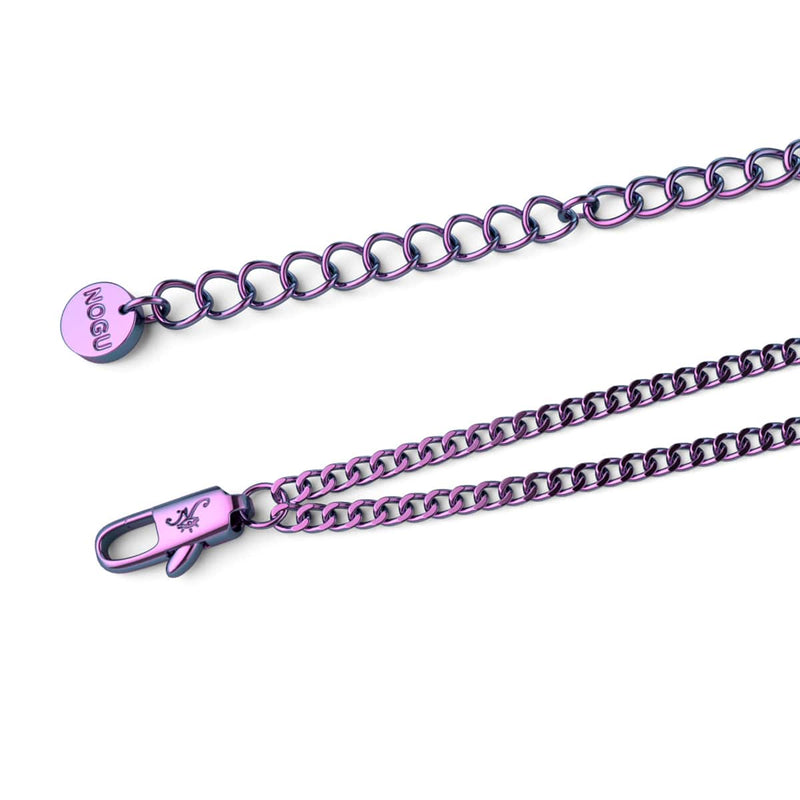 Regenbogenchakra | 7 Edelsteinkette | Einhorn Silber