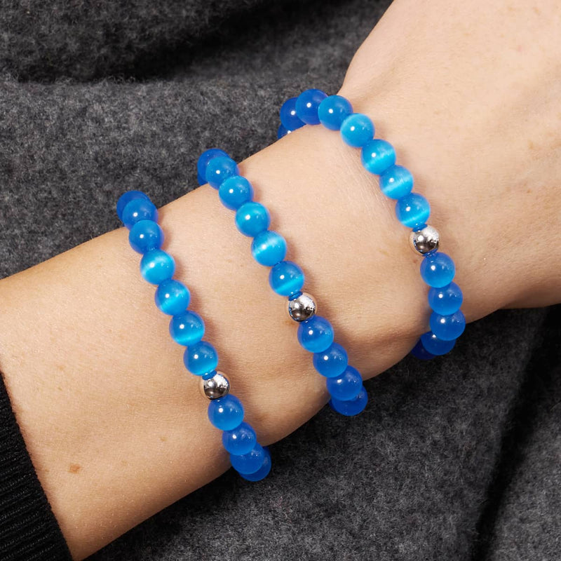 Trink mich Trank | 925 Sterling Silber | Cheshire Glas Armband