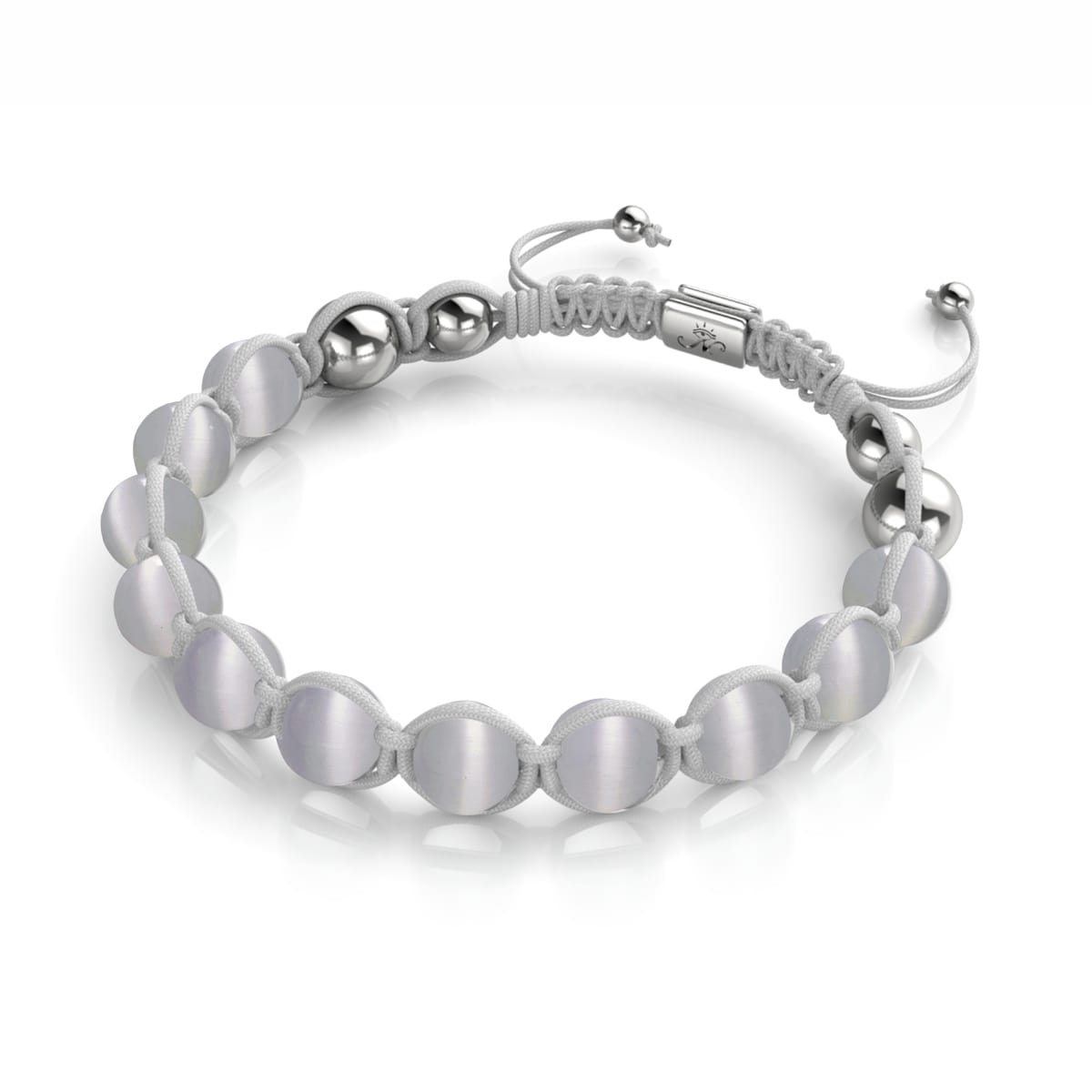 Nimbus | Silber | Cheshire Glas Charmballa Armband