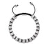 Nimbus | Silber | Cheshire Glas Doppel Makramee Armband
