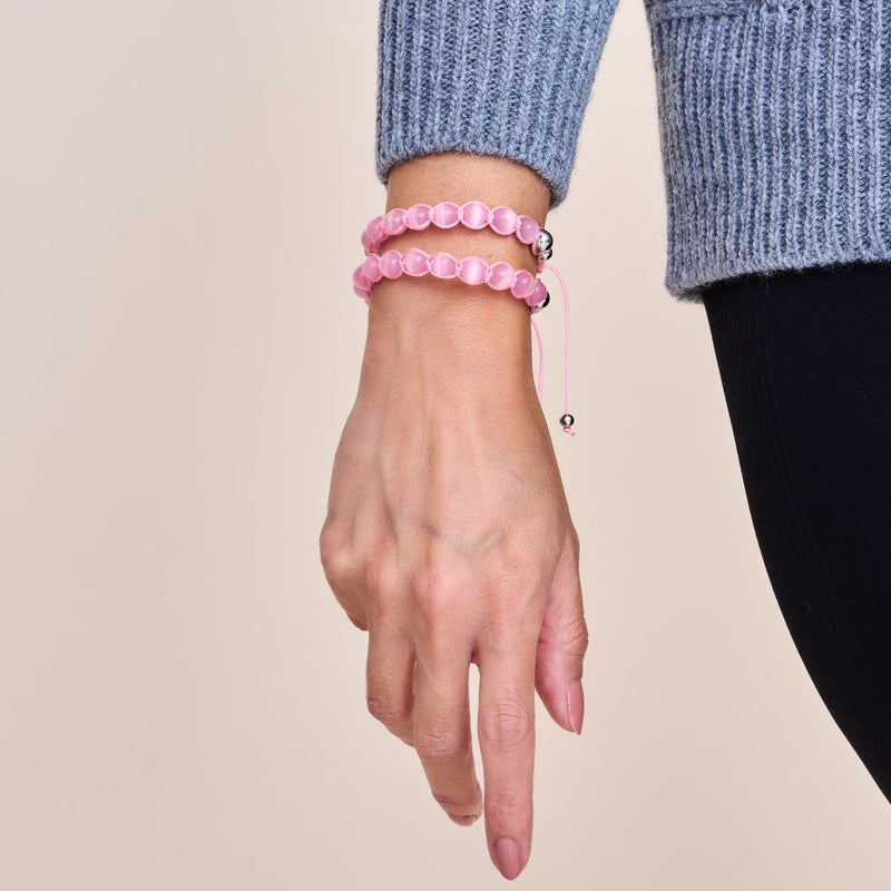 Wassermelone | Silber | Cheshire Glas Charmballa Armband