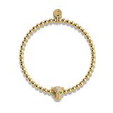 Wild | 18 Karat Gold | Kristallkatzenarmband