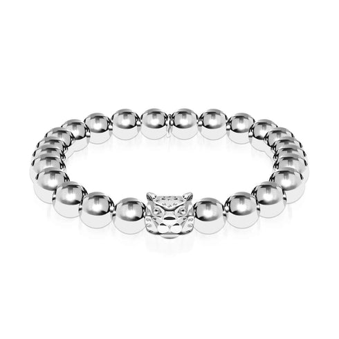 Leopard | Silber | Kristallkatze