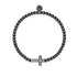 Gesegnet | Rotguss | Kristallkreuz-Charm-Armband