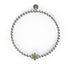 Narzisse | Silber | Gelbes Kristall-Charm-Armband