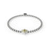 Narzisse | Silber | Gelbes Kristall-Charm-Armband