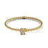 Heiligtum | 18 Karat Gold | Kristall-Elefanten-Charm-Armband
