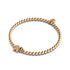 Heiligtum | 18 Karat Roségold | Kristall-Elefanten-Charm-Armband