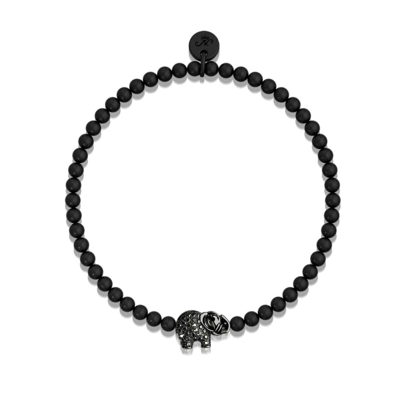 Heiligtum | Rotguss | Kristall-Elefanten-Charm-Armband