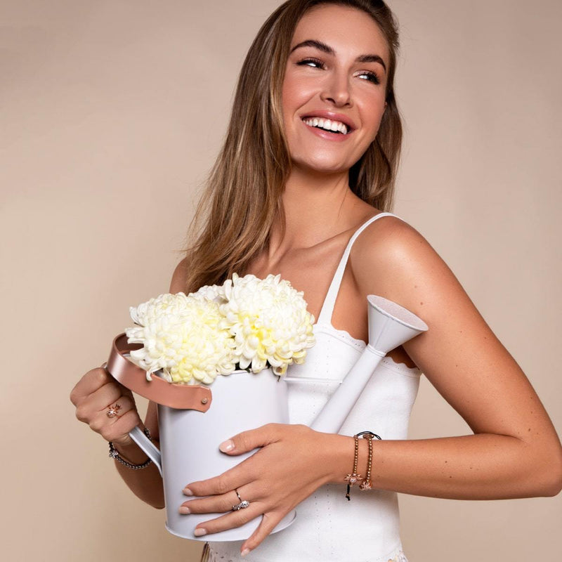 Flower Power | Silber | Kristall-Charm-Armband