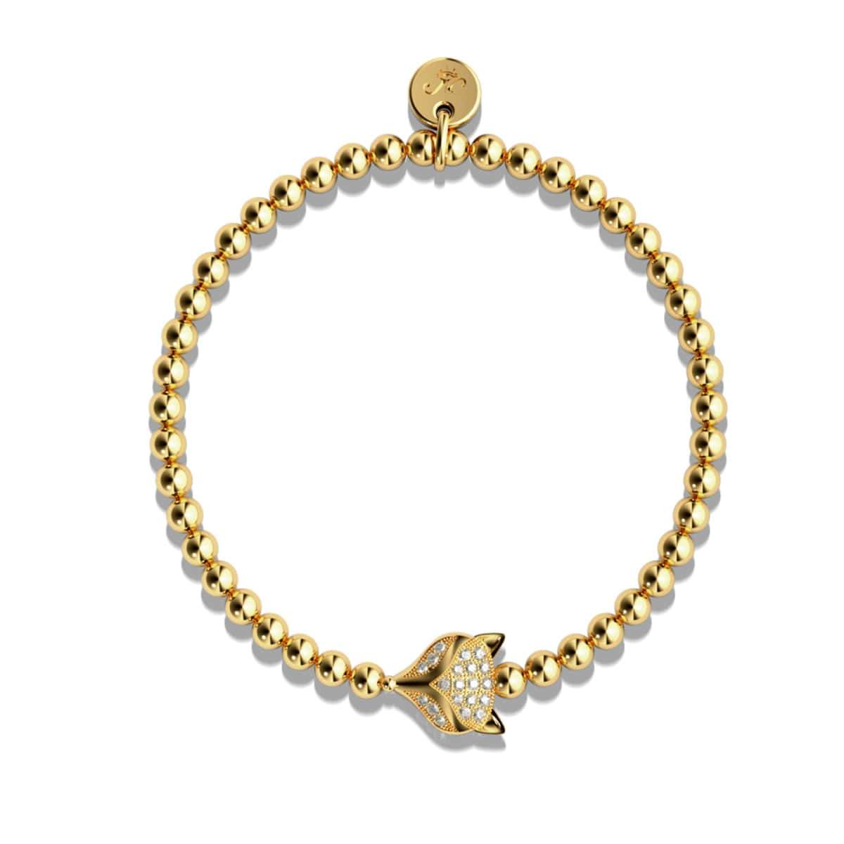 Füchsin | 18 Karat Gold | Kristallfuchs-Armband