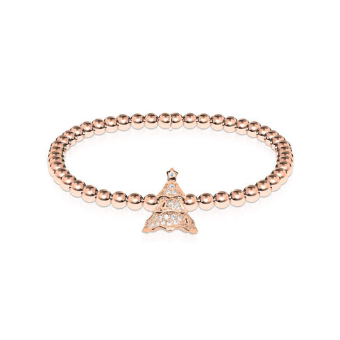 Immergrün | 18 Karat Roségold | Kristall-Weihnachtsbaum