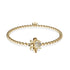 Königin | 18 Karat Gold | Kristall-Honigbienen-Charm-Armband