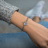 Königin | Silber | Kristall Honigbiene Charm Armband