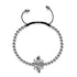 Königin | Silber | Kristall Honigbiene Makramee Charmballa Armband